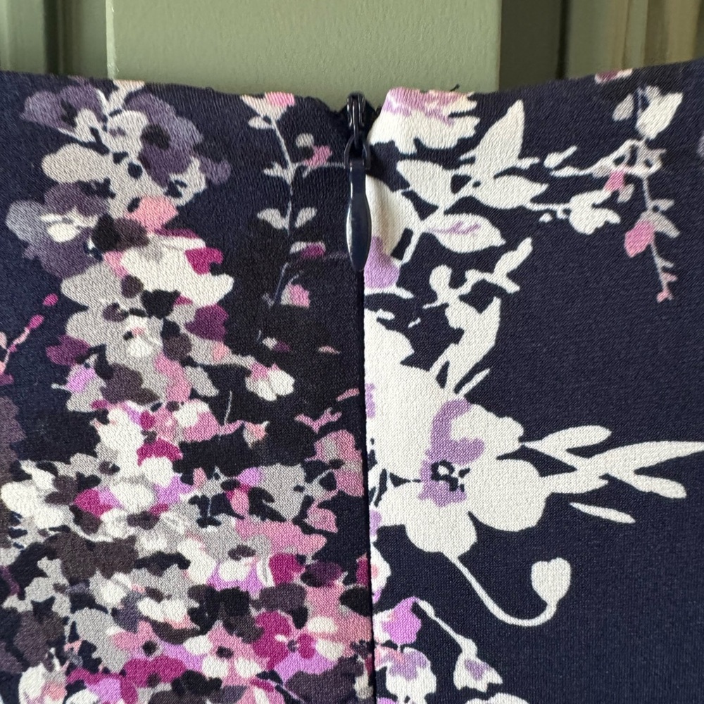 NWT Roz & Ali Navy Floral Dress - Picture 6 of 6